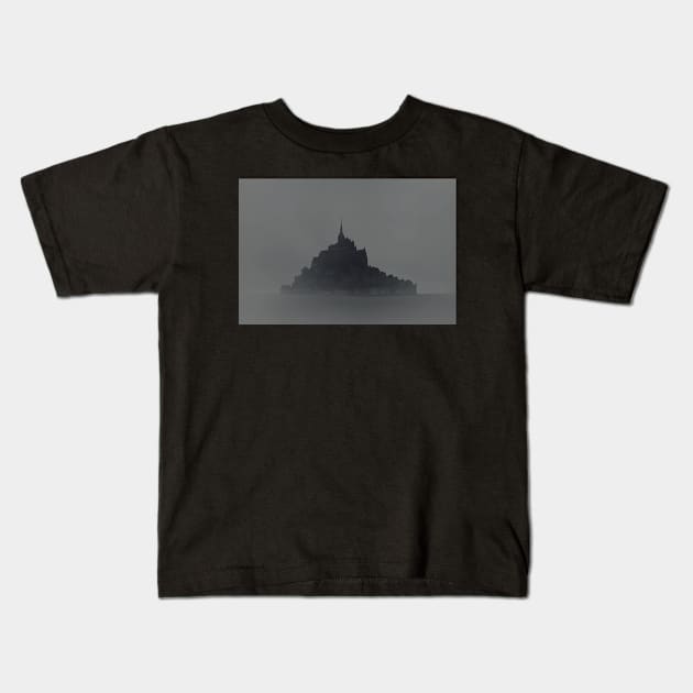 Le Mont Saint-Michel Kids T-Shirt by xanderbaldini